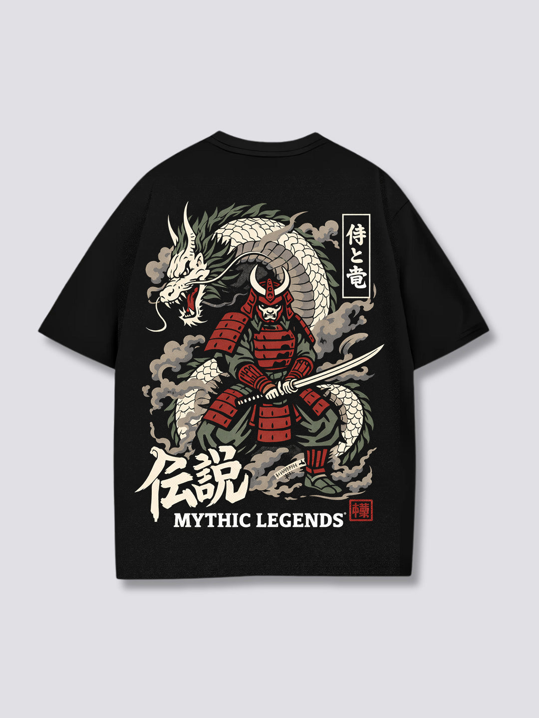 SAMURAI & DRAGON // SAMURAI TO RYŪ TEE