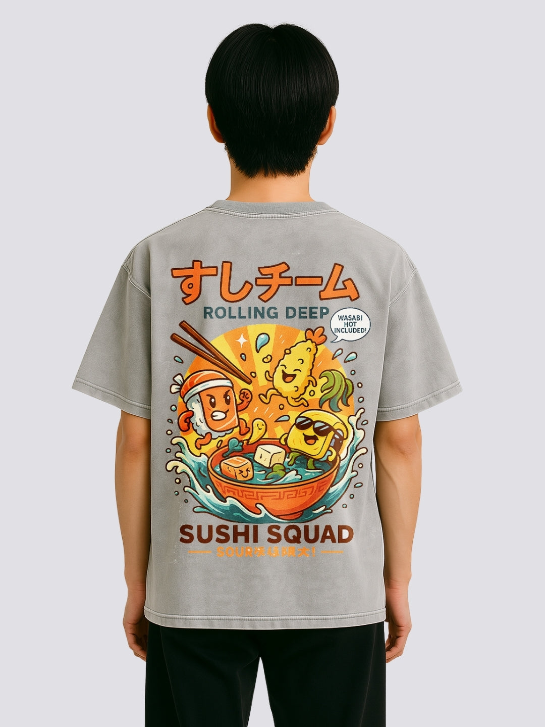 SUSHI SQUAD // Sushi sukuwaddo TEE