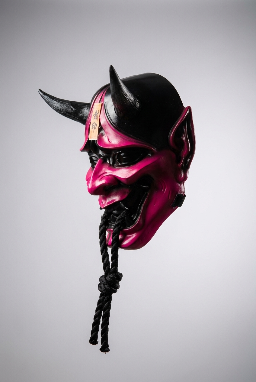 CRIMSON VIOLET HANNYA // 般若の紫紅
