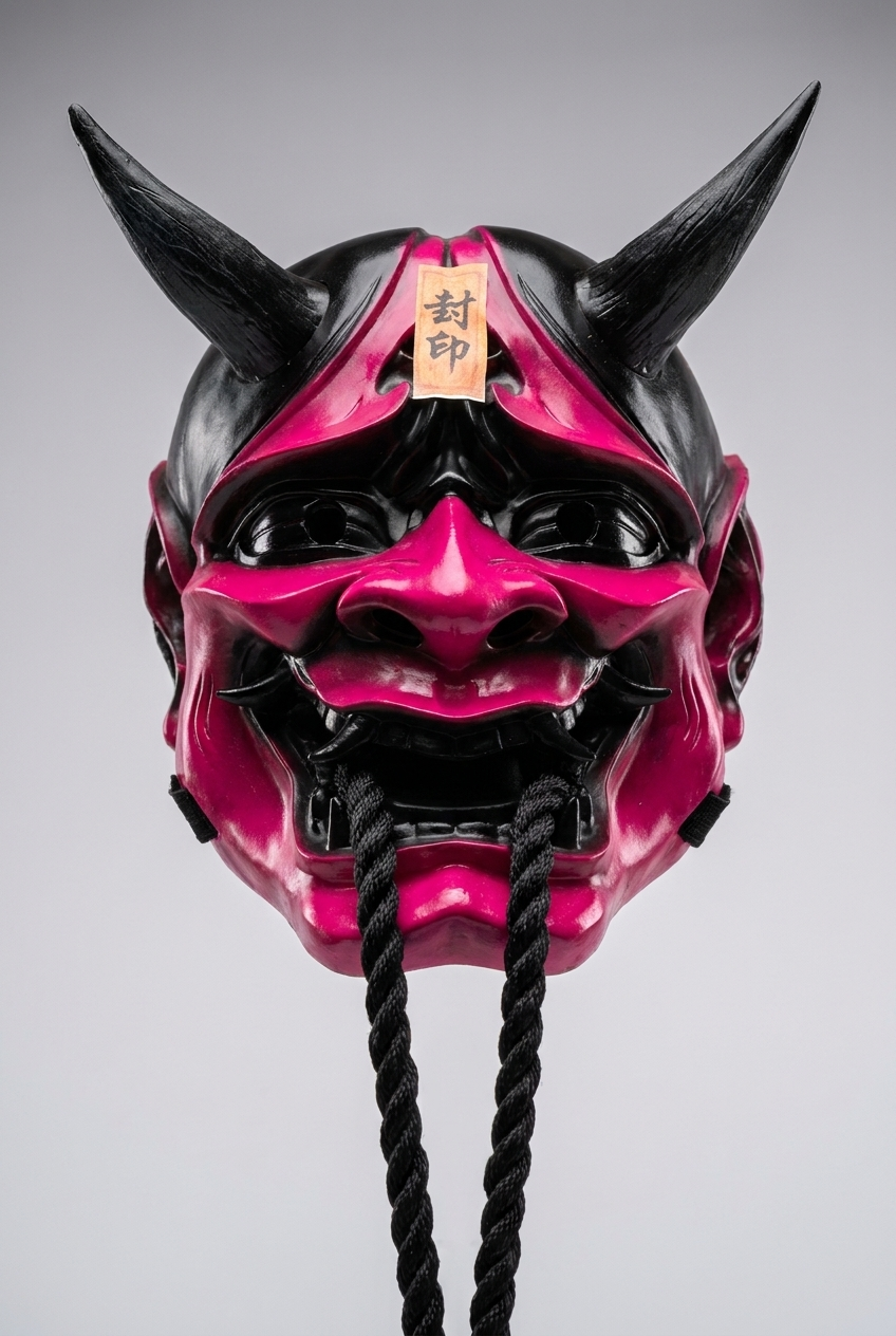 CRIMSON VIOLET HANNYA // 般若の紫紅