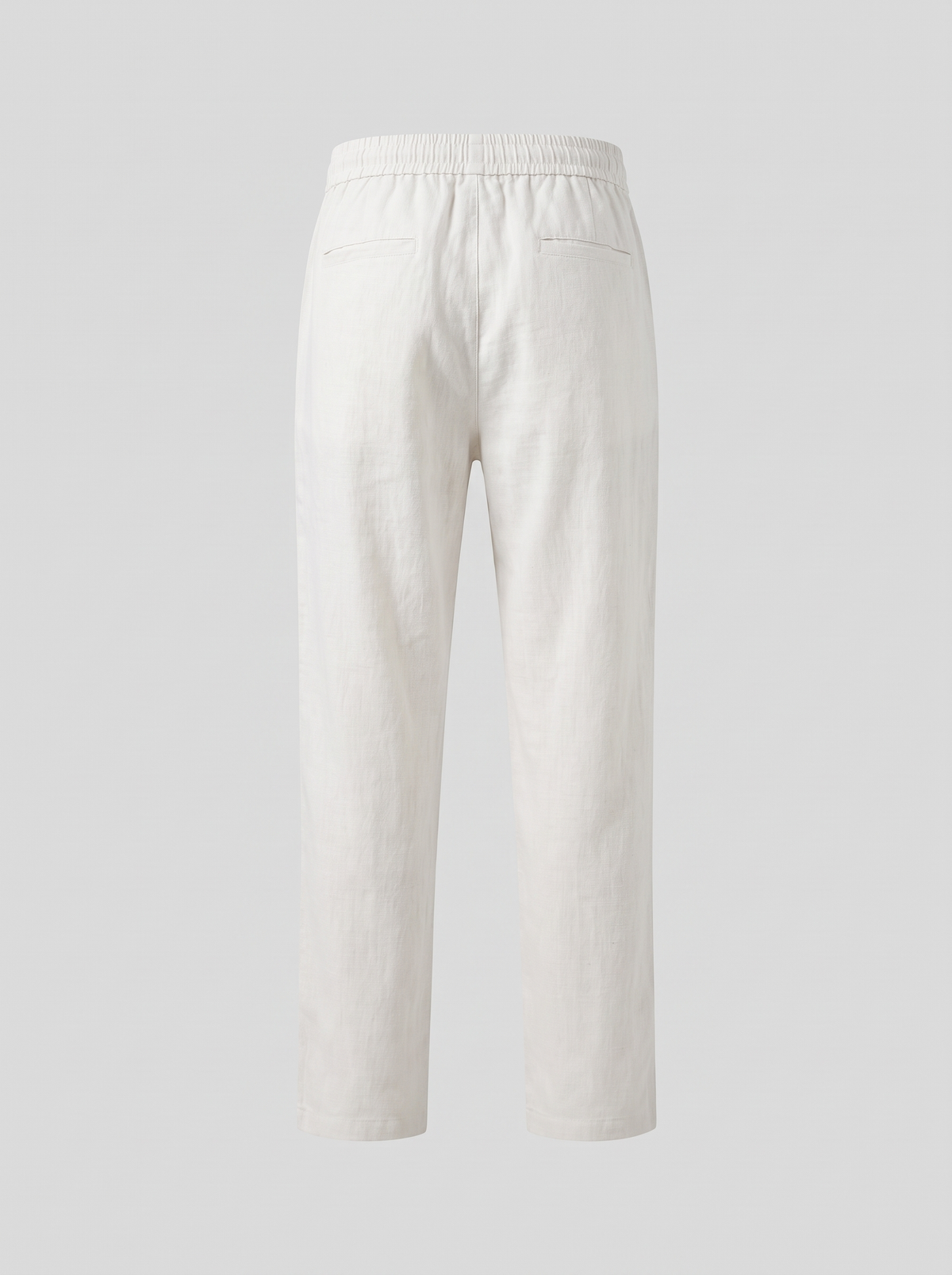 HONEST LINEN // ASA PANTS - OFF-WHITE - back