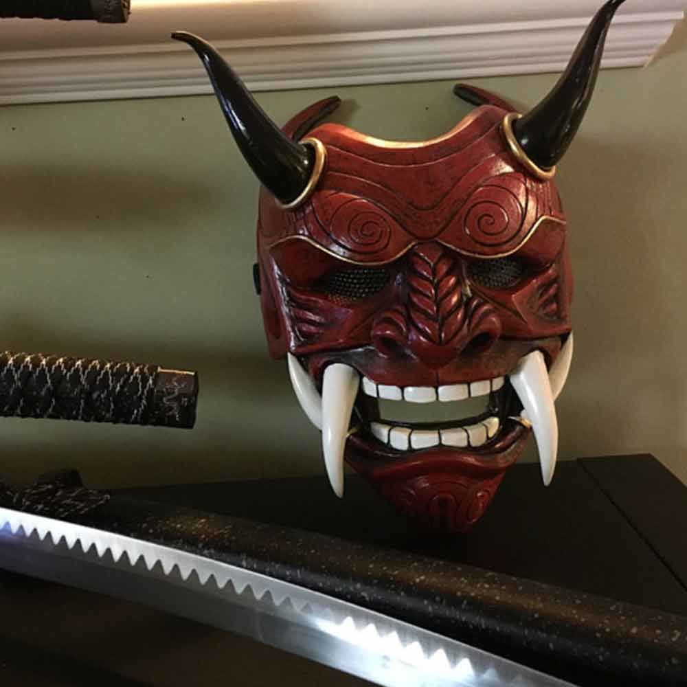 HANNYA MASK BLACK // 般若