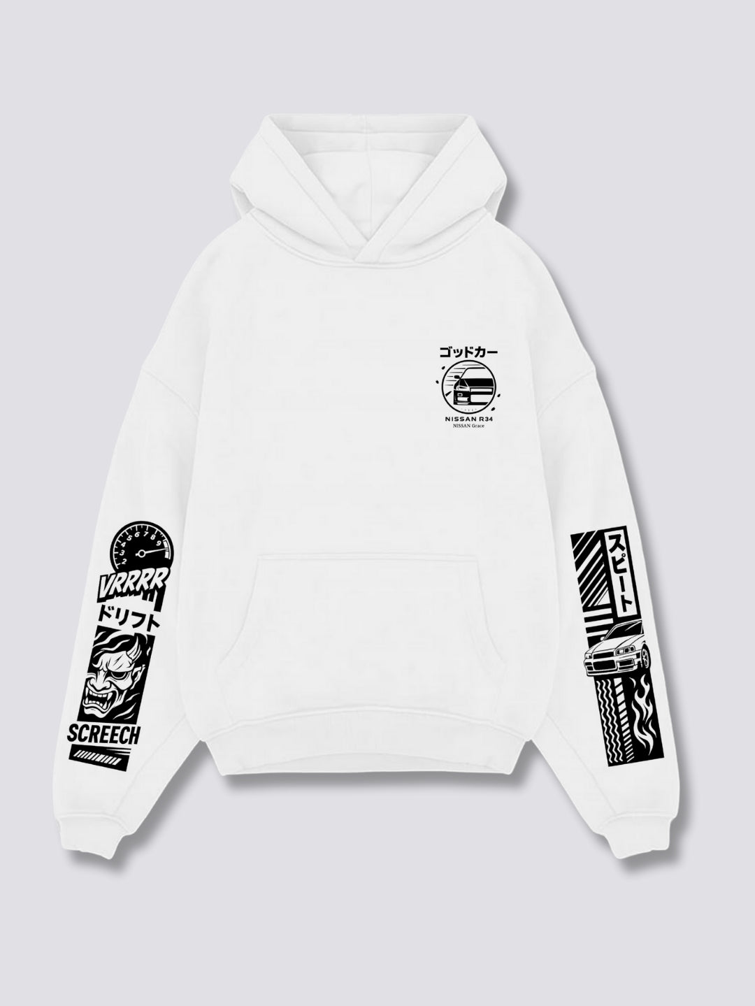 TOKYO DRIFT // Tōkyō dorifuto HOODIE
