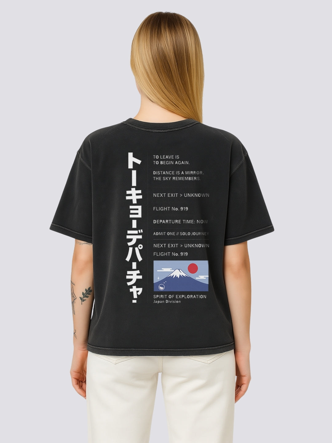 SPIRIT OF EXPLORATION // Tanken no seishin VINTAGE TEE