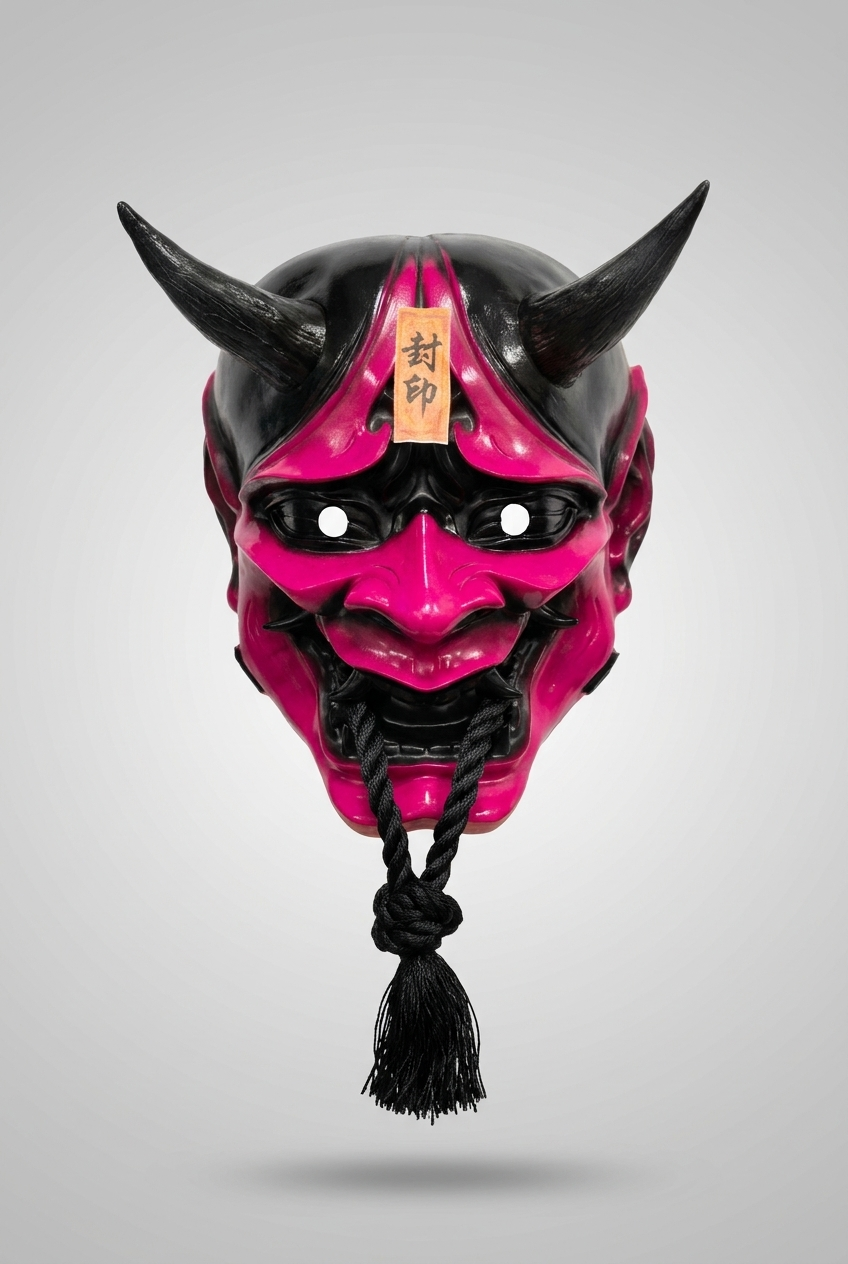 CRIMSON VIOLET HANNYA // 般若の紫紅