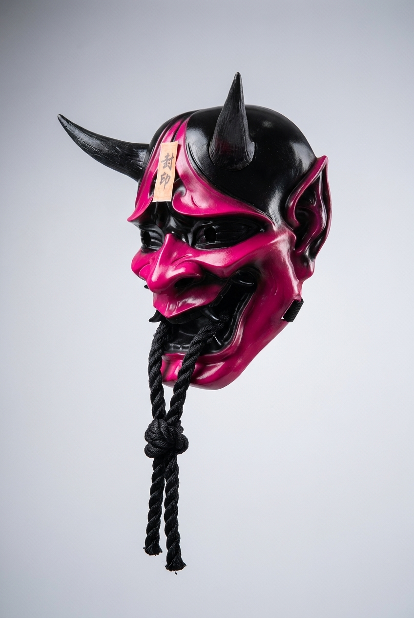 CRIMSON VIOLET HANNYA // 般若の紫紅