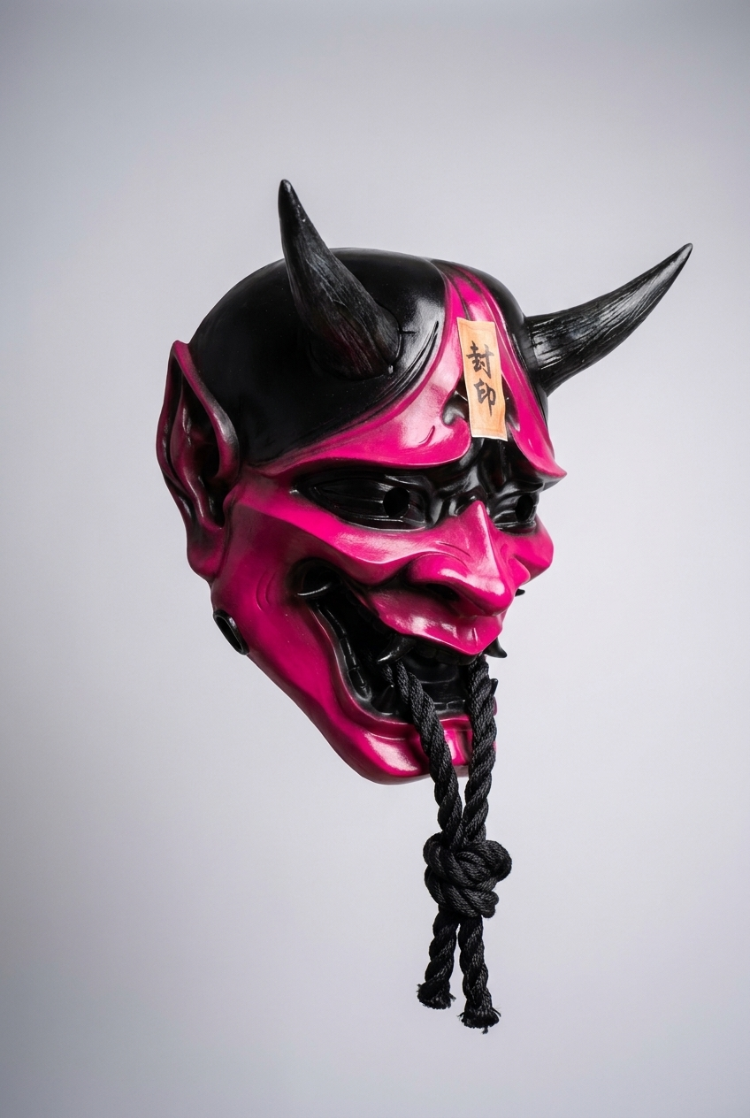 CRIMSON VIOLET HANNYA // 般若の紫紅