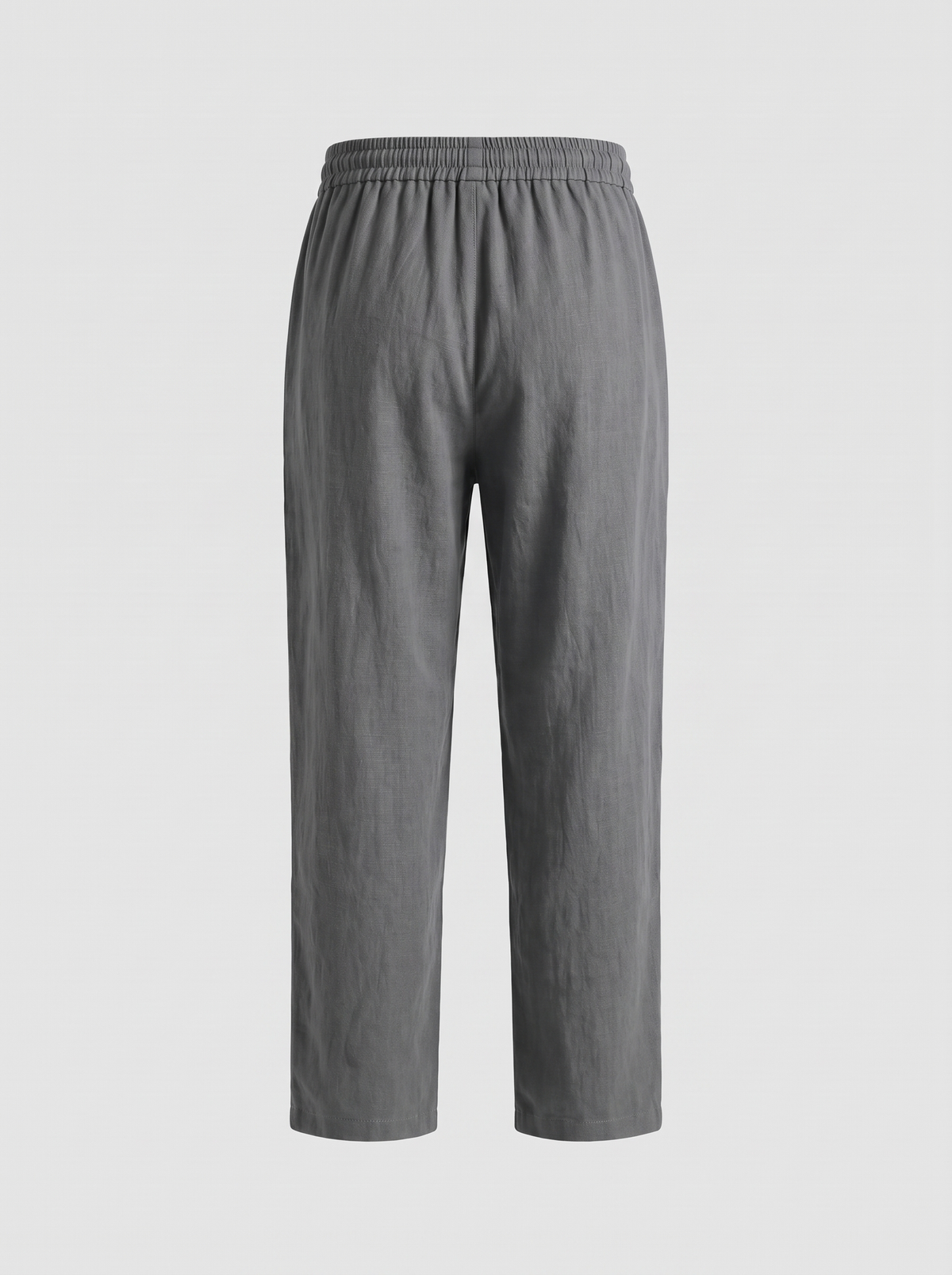 HONEST LINEN // ASA PANTS - CHARCOAL - back