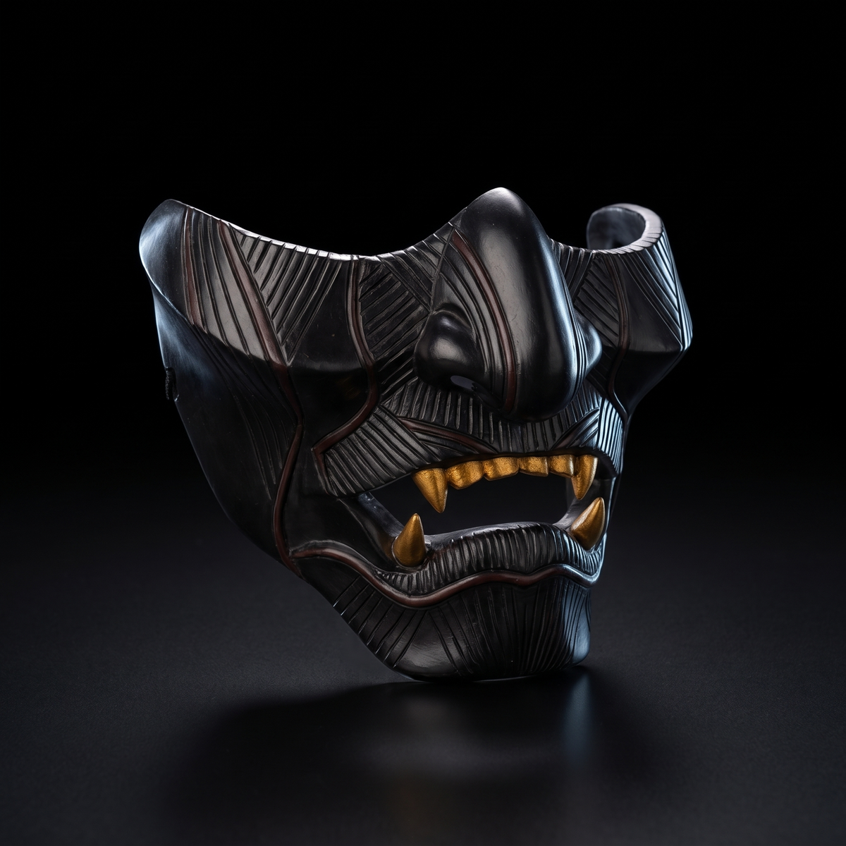HANNYA MASK BLACK // 般若
